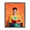 Stupell Industries Modern Frida Kahlo Framed Floater Canvas Wall Art